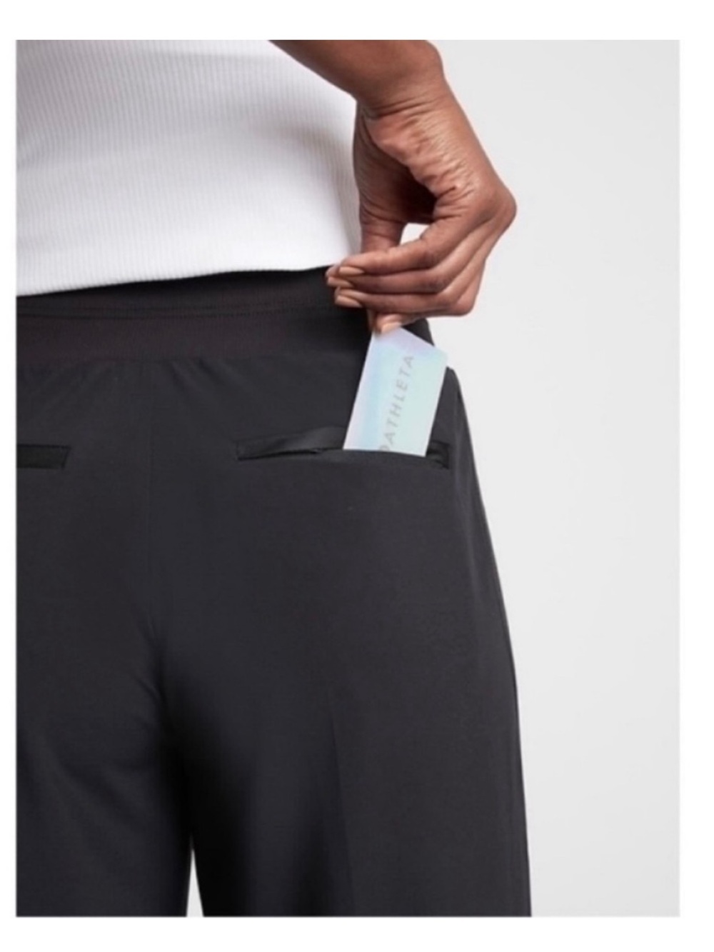 Athleta Nolita Wide-Leg Pull-On Pants in Black - Picture 4 of 7
